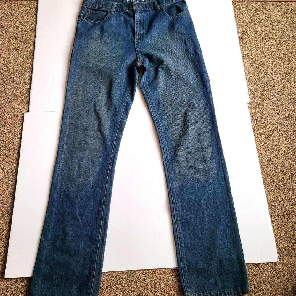 Children's Place 18 blue straight leg Jeans work play